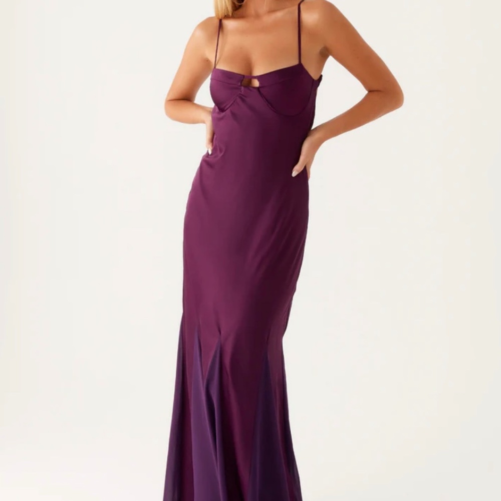 NWT Peppermayo Exclusive - Ravello Maxi Dress - Mulberry Size 4 - Picture 3 of 8